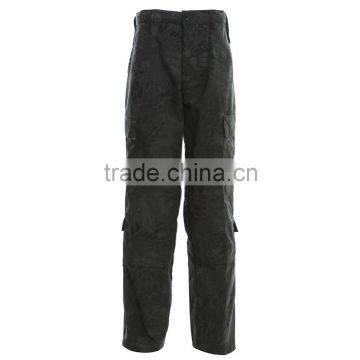 Hot selling OEM service men's army cargo trousers with pockets