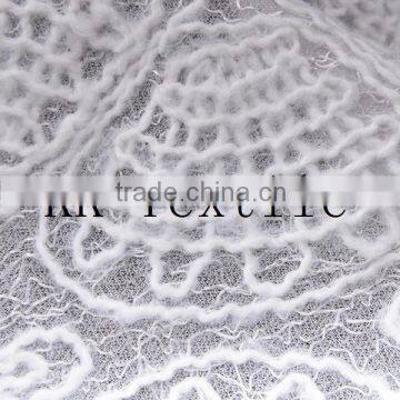 New stylel!2014 mesh fabric conchoid fabric#7662 wool embroidery fabric