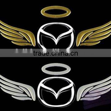 3D angel car body sticker design, angel car label, chameleon body sticker