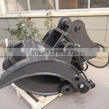 hydraulic and manual exavator wood grapple for sale