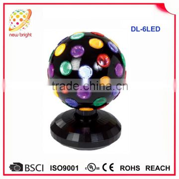 6" battery LED rotating Disco light ball