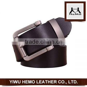 Custom design leather man belt for jeans