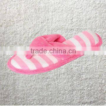 Preimum Quality Woman's New Terry Spa Thong Flipflop Slippers in Fun Chic Striped Colors Quality Choice photo-4
