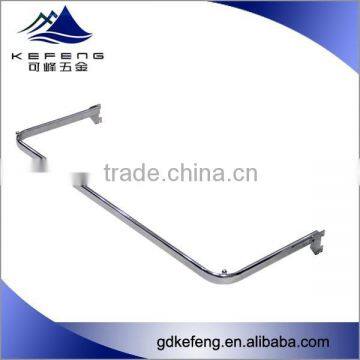 chrome hanging display bracket,support bracket hanging on channel strut KF-G059