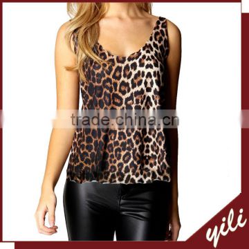 Sexy Women Leopard Prints Tank Top Wholesale in Bulk