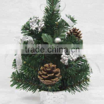 30cm Small mini pvc decorative christmas tree