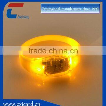 OEM printing Colorful concert led light wristbands