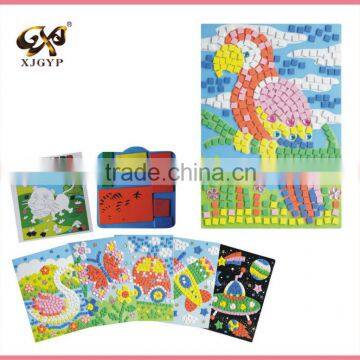 kids sticker puzzle/puzzle sticker/mosaic sticker sheet