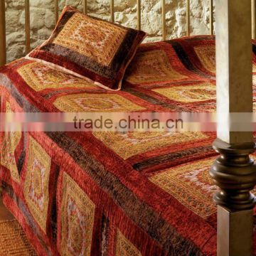 Royal Luxury~INDIAN HANDMADE EMBRIODERY MIRROR WORK TRADITIONAL BEDSPREADS BEDLINEN~Source directly from factory in INDIA