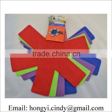 bright color needle punched nonwoven fabric pan protector, cookware protector