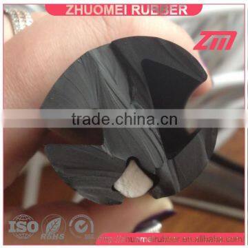 window glazing rubber seal for cab glass