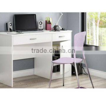 white wooden office desk design