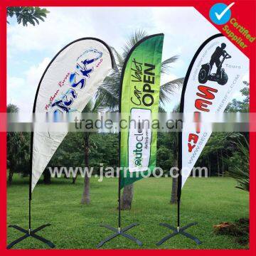 Wholesale weatherproof outdoor promation beach flag