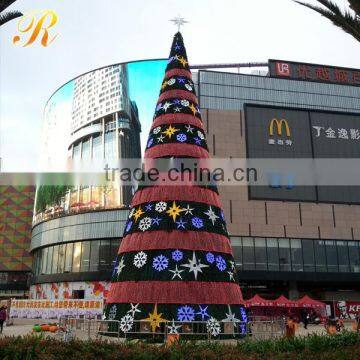 2016 colourful ornament felt decoration christmas tree