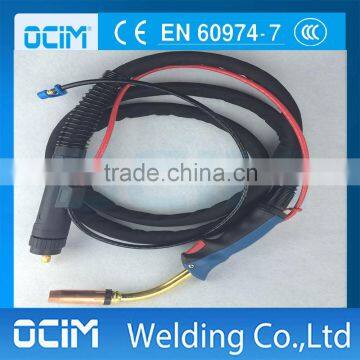 BZL 501D Water Cooled Mig Welding Torch With Euro Connector