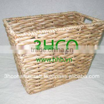 2015 New Product Water Hyacinth Basket for Home Decoration and Furniture