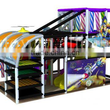Popular Commercial Space Theme Children Ministry Indoor Playground for Sale