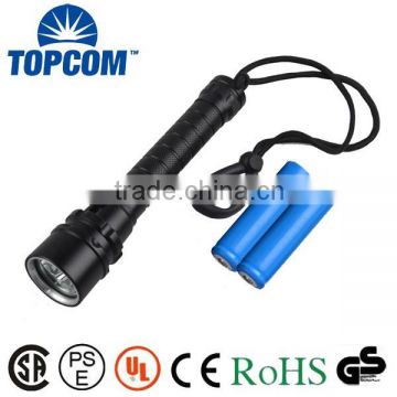 Waterproof Grade IP68 Flashlight Diving 3 XML L2 LED Flashlights Diving