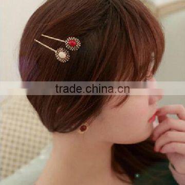Vintage Rhinestone Plated Retro Simple Elegant Multicolor Hairpins Lady Hair Headwear Accessories for Women photo-4