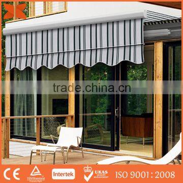 2016 Latest Aluminum Frame fold cassette awning