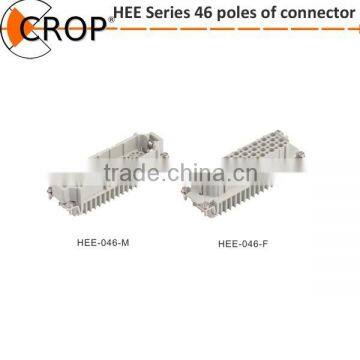 Heavy duty connectors Insert HEE-046-M HEE-046-F