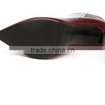 OlZB26 Pretty Mature Genuine Leather Boots Heel China Wholesale Ladies Ankle Boots With Rubber Outsole Shoes photo-4