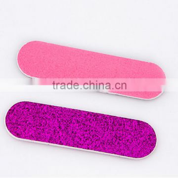 Mini Glitter Double Face Sanding Paper EVA Manicure Nail File