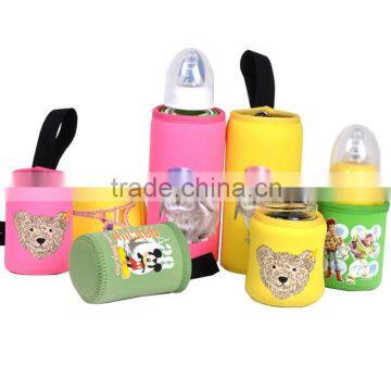 OEM wholesale customized neoprene baby milk bottle holder