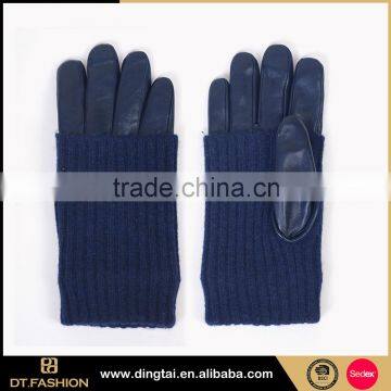 new high quality factory fashion leather gloves beautiful gloves