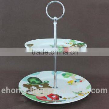 Porcelain Home Cake Stand,China Pocerlain Dinner Plate,cholocalate Cake Plate photo-3