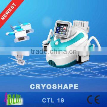 Newest Cryo Handle Working Cold Lipolysis Lipo Laser Fat Loss Machine for Salon Use