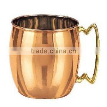 FDA approved Pure Copper Beer Mugs, Copper Drinking, Copper Barrel Mugs, 16 Oz Moscow Mule Copper Mug , Solid Copper Beer Mugs