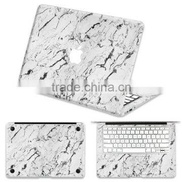 China Manufacturer Marble Design Pvc Skin Sticker Printing for Apple Macbook Pro i7 Pro 13 Pro12 Air