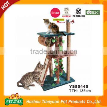 Luxury Pet Products Scratching Board Equiped Modern Cat Furniture, Pet Furniture with Flying Butterfly for Fun