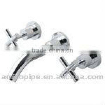 Amico Wall Mounted Three Hole Bathtub Faucet