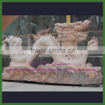 Wholesale Outdoor Chinese Decorative Marble Dragon Statue