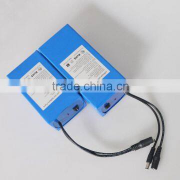 China manufacturer rechargeable 12v battery pack 10A for LED light/panel&Camera/IP Camera