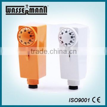 Immersion heater with thermostat