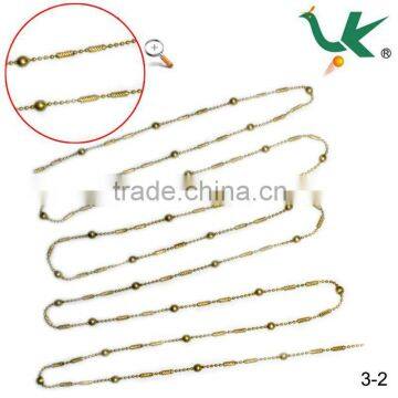 Fashion Copper Ball Chain Used for Jewelry, Garment, Handbag