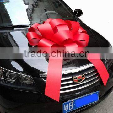 75cm Indoor Red Large Bow for Wedding Decorations, Wedding Car Bow Deocrations