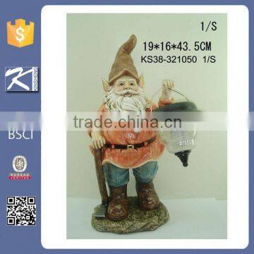 Funny resin elf outdoor decoration