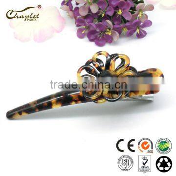 Flower Duck Hair Clip