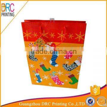 Wholesale fancy christmas paper gift bag