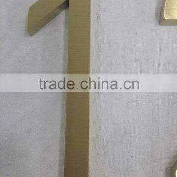 High Quality Brass Coating House Number photo-4