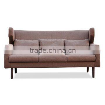 Unique design European style lounge sofa/living room furniture 3 seats sofa