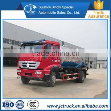 Exports to the Middle East 4cubic Howo Vacuum Sewage Suction Truck for Hot Sale photo-2