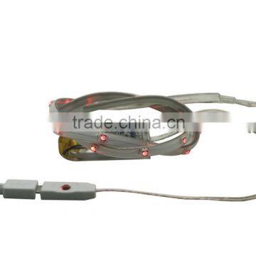 high power led shoes strip with on/off switch and battery