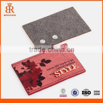 Garment Leather Label Jeans Leather Patch With Metal photo-1