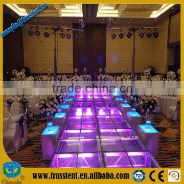 Party,ball,corporate launch acrylic stage led wedding centerpiece