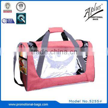 PVC travel bag high volume bag with padded handle